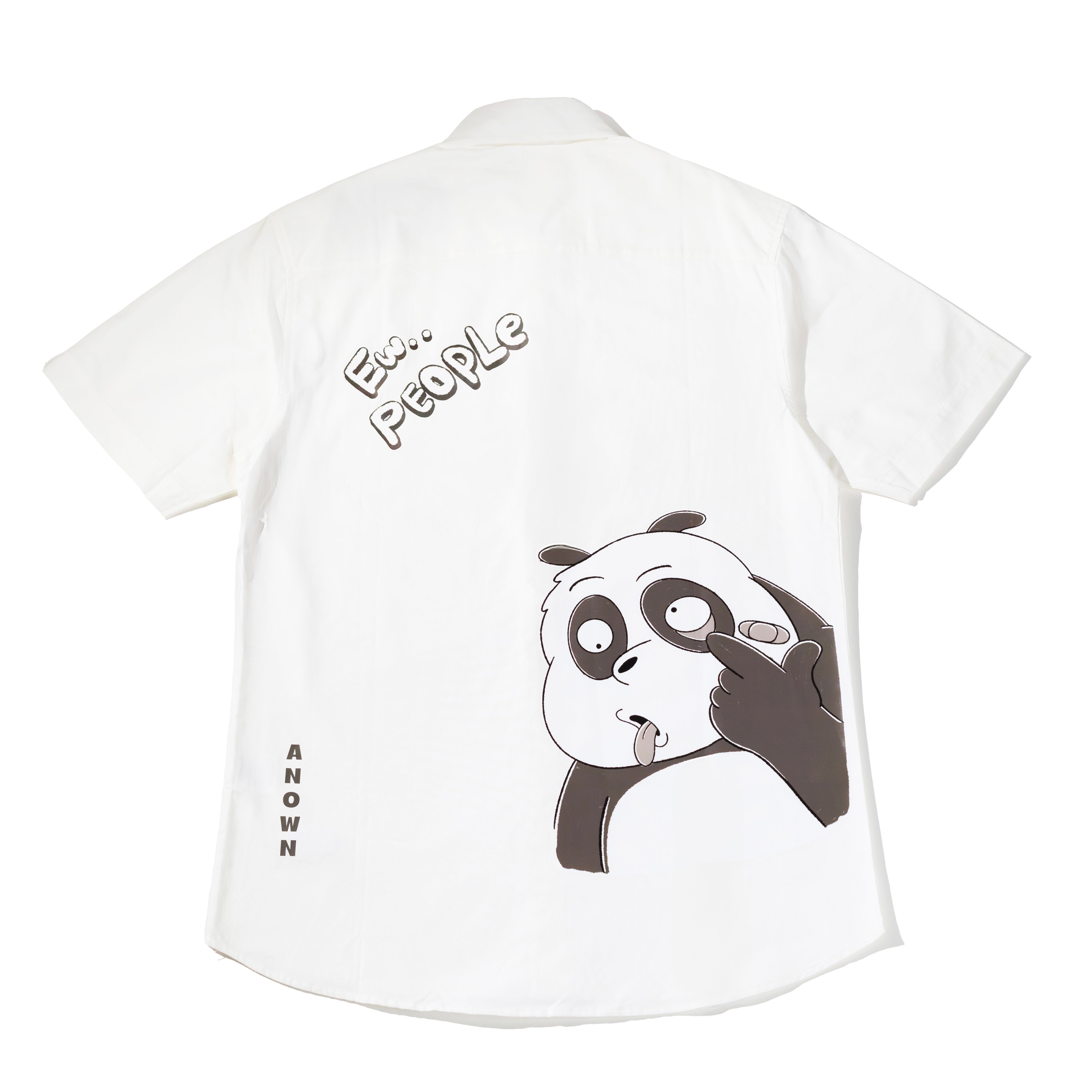 MOCKING BILLY SHORT SLEEVE SHIRT // BROKEN WHITE
