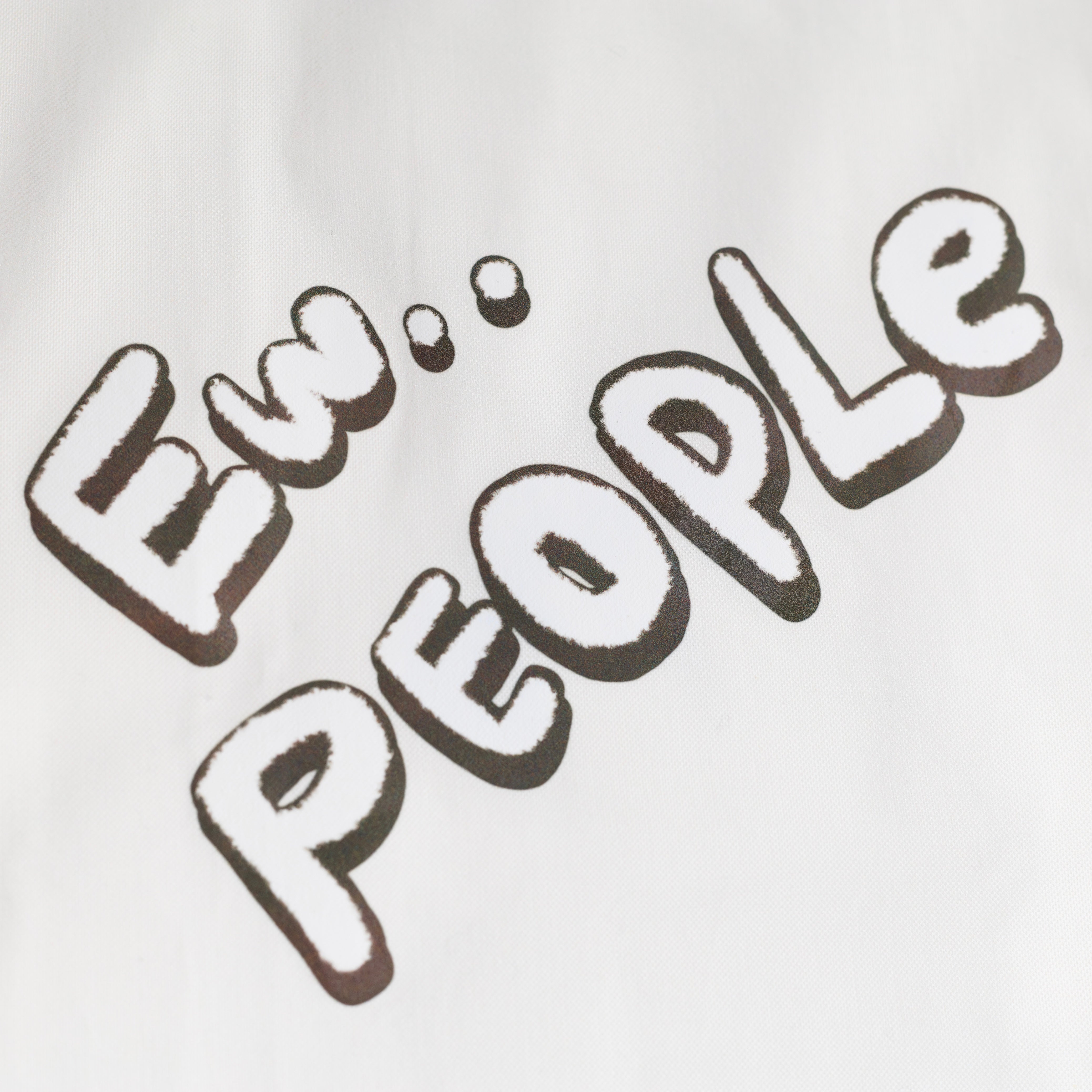 MOCKING BILLY SHORT SLEEVE SHIRT // BROKEN WHITE