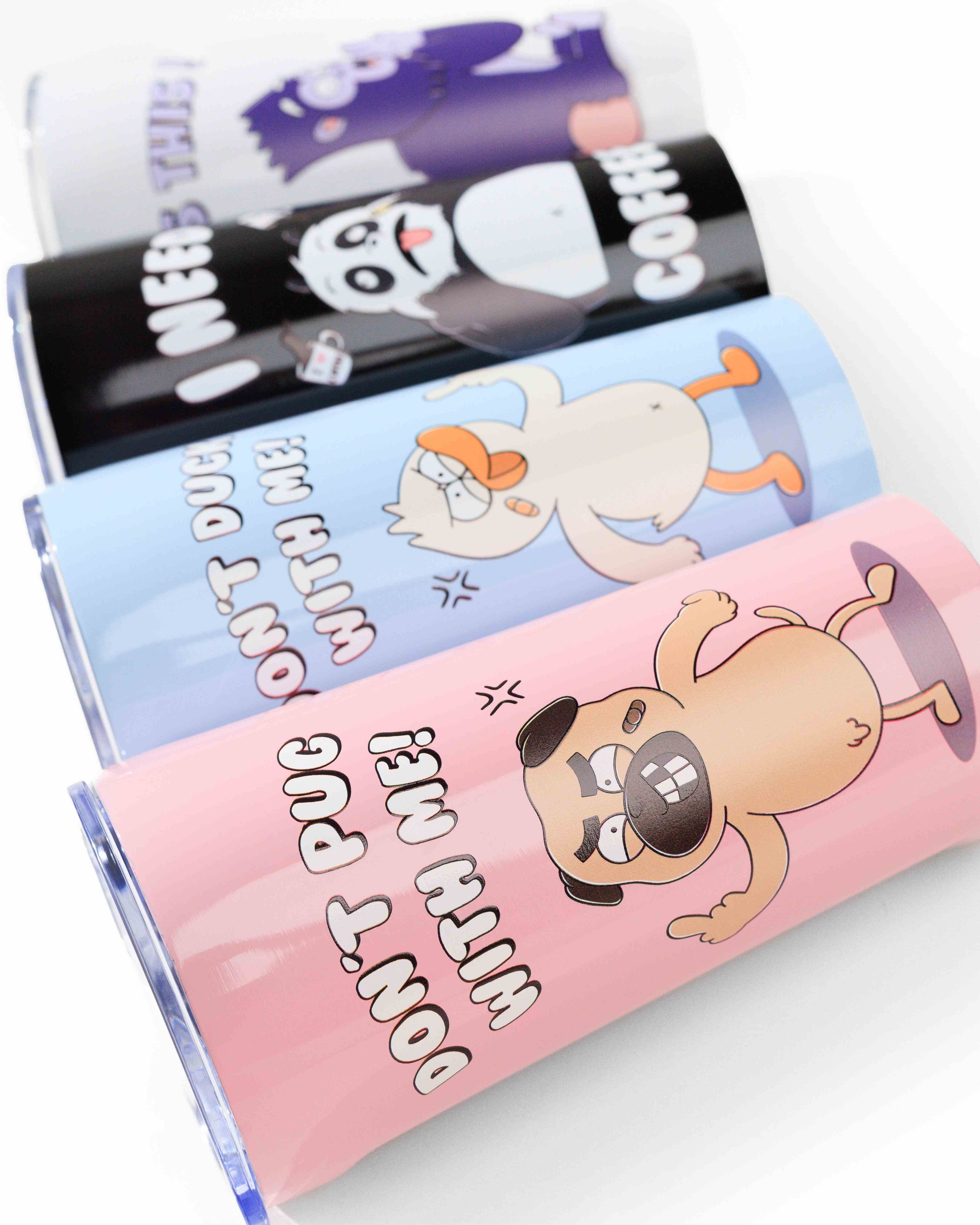 DONT PUG WITH ME TUMBLER // PINK